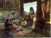 Arab or Arabic people and life. Orientalism oil paintings 603, unknow artist